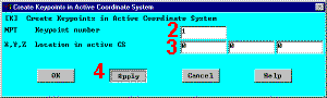 Create Keypoints in Active Coordinate System