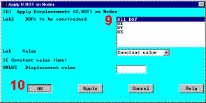 Apply U,ROT on Nodes