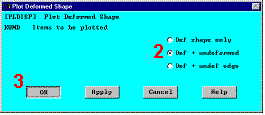 Plot Deformed Shape